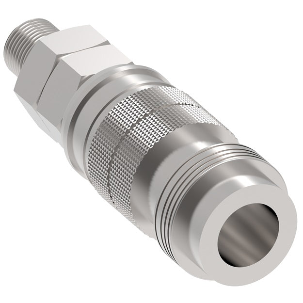 SOCKET,HANSEN QD, .5 INCH MALE NPT