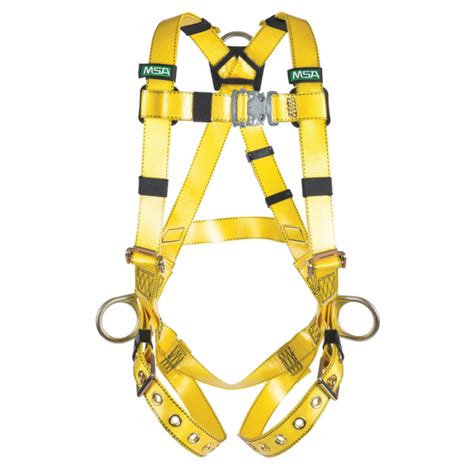HARNESS, COATED WEB, BACK D, HIP D, XLG