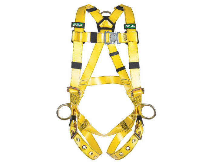 HARNESS, COATED WEB, BACK D, HIP D, SXL