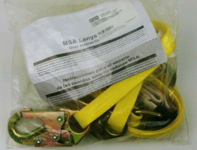 LANYARD,SA,WORKMAN,TWIN LEG,TIEBACK,SM