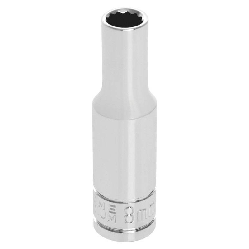 SOCKET HEX DEEP WELL 3/8 X 3/8 DRIVE