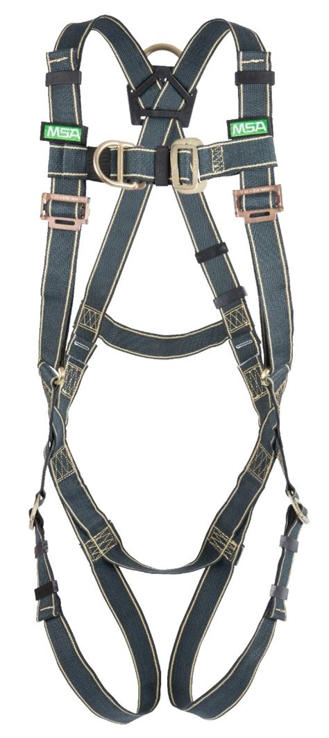 Gravity Welder Harness, BACK, HIP & FRONT D-rings, Qwik-Fit Leg Buckles, Standard (STD), Kevlar Webbing, Black