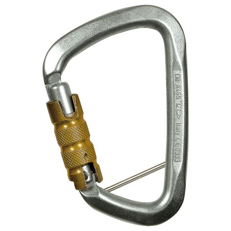 Carabiner,Steel,10 MM,TRIPLE LOCK