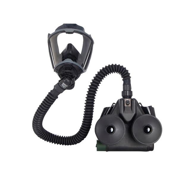 G1 PAPR Kit, 36-inch breathing tube, LiSO2 battery, adapter