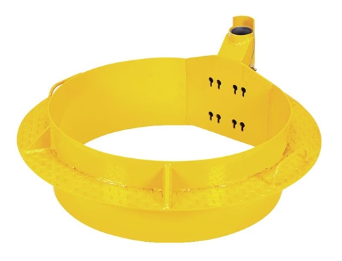 Manhole Collar, 16-18",anodized,IX