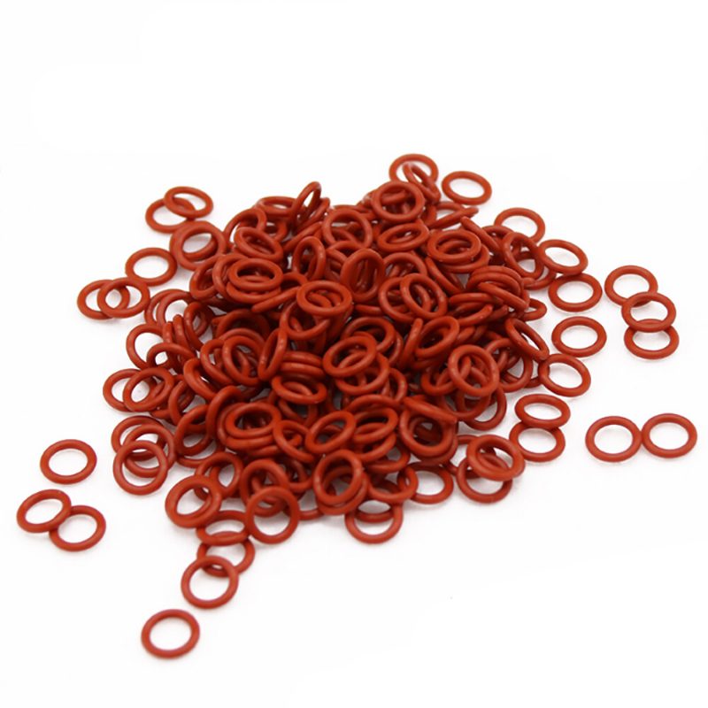 O-RING, SILICONE RUBBER, RED, #012