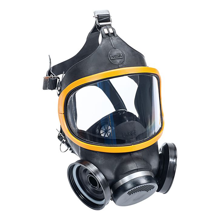 FACEPIECE, DUO-TWIN, LARGE,HYCAR