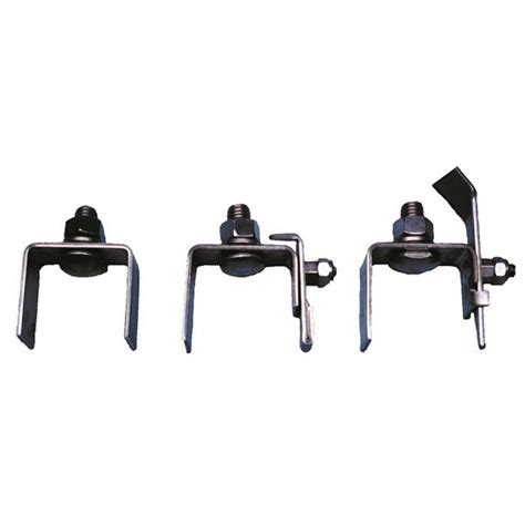 Dyna-Glide Climbing Protection Systems Gated bottom end stop, stainless steel