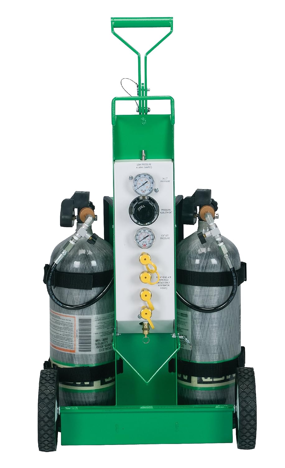 Industrial Air Cart equipped with Foster Steel Quick Disconnects