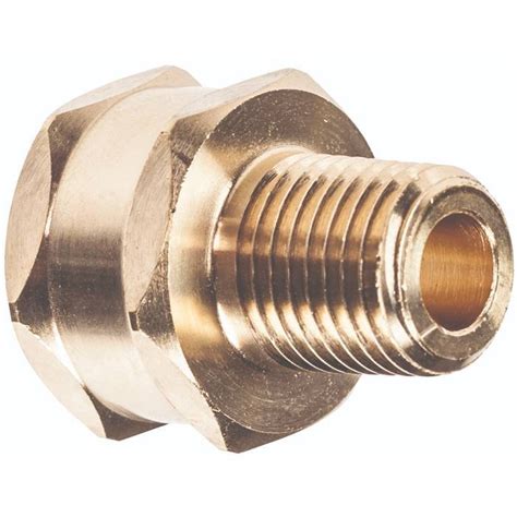 ADAPTER UNION,BRS, 1/4IN NPTM X 3/4