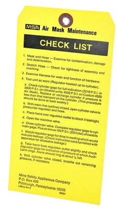TAG,MAINT.CHECK LIST