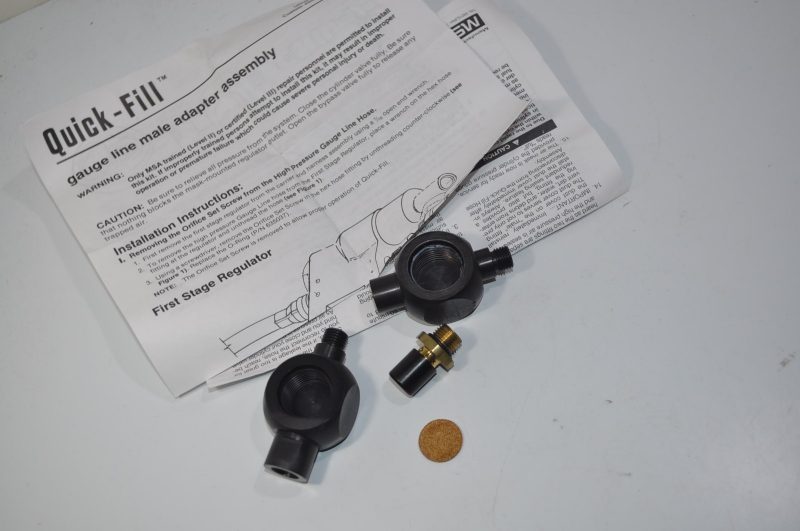 ADAPTER, QUICK-FILL, GAUGE LINE SWIVEL