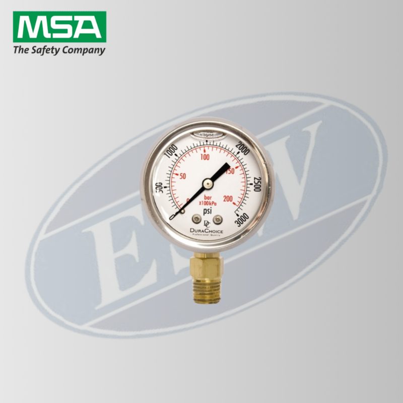 GAUGE, AIR PRESSURE, 0-3000 PSI