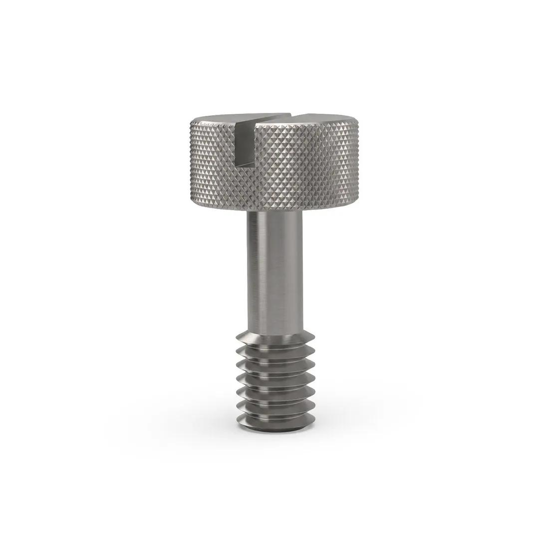 SCREW,CAPTIVE THUMB,#8-32 X .250 LG,SS