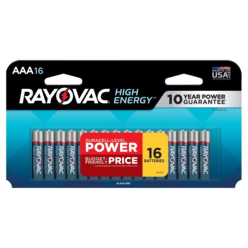 BATTERY,ALKALINE,AAA SIZE,1.5V,RAYOVAC