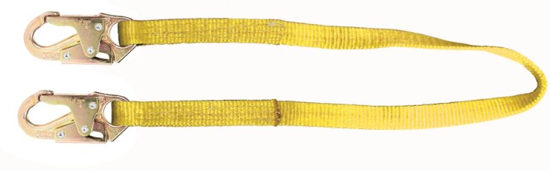 LANYARD,NYLON,YELLOW WEB, 5'
