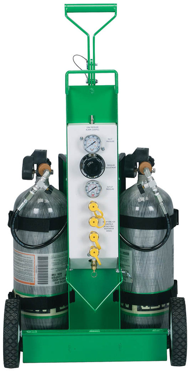 Industrial Air Cart equipped with Snap-Tite Aluminum Quick Disconnects
