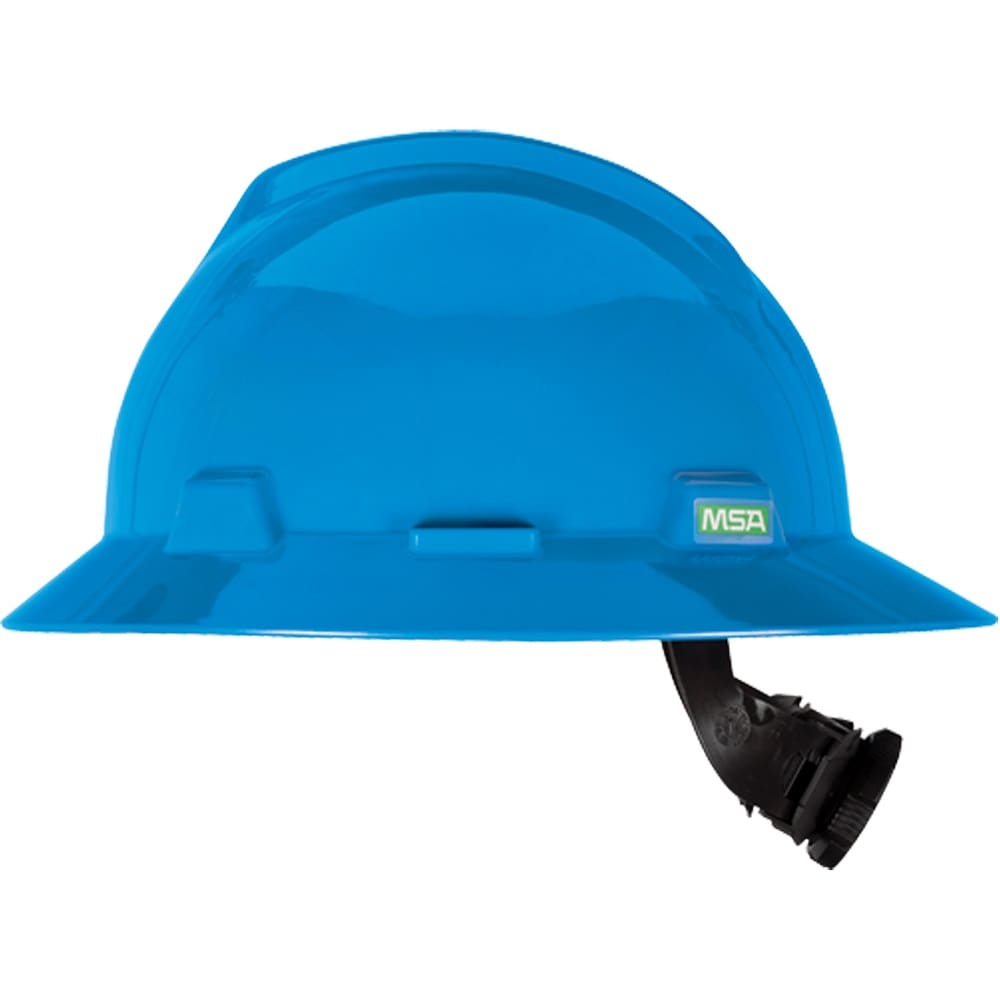 HAT,V-GARD,RATCHET,MED BLU,LB/CH