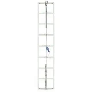 LADDER SYSTEM,SURE-CLIMB,40 FT,PERM.