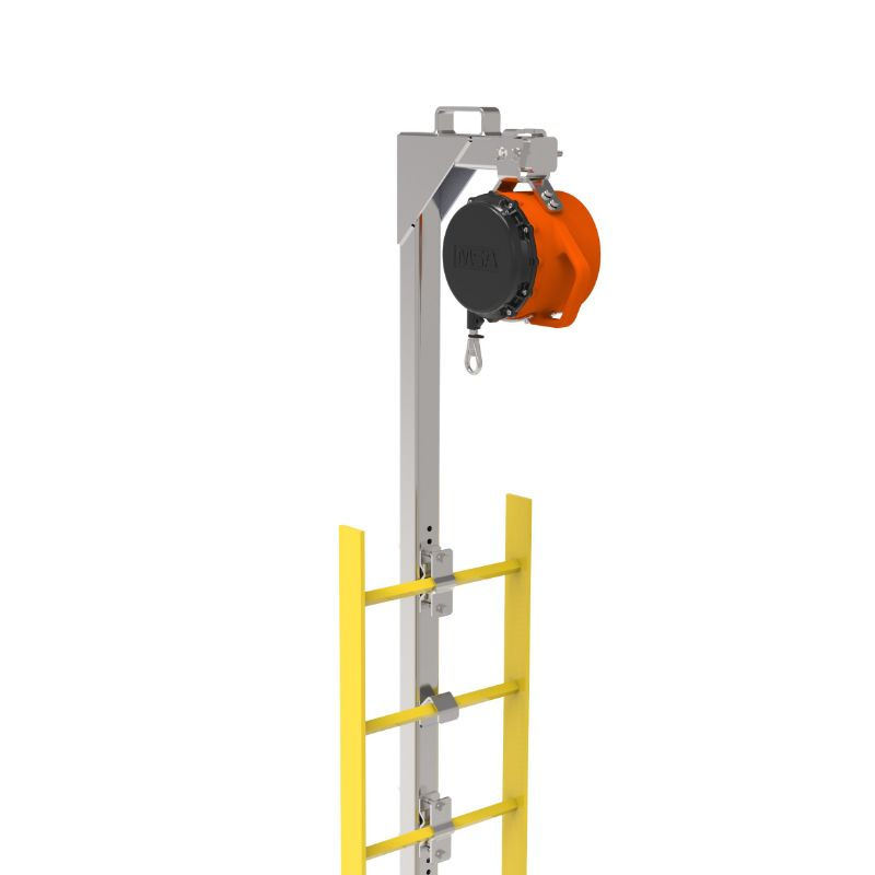 DAVIT EXT OFFSET SS SRL POST 252MM