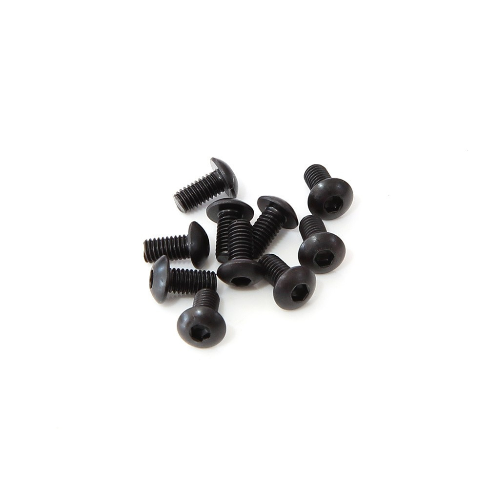 BUTTON HEAD SCREW M3X6,Zn,NYLOCK,100/PKG