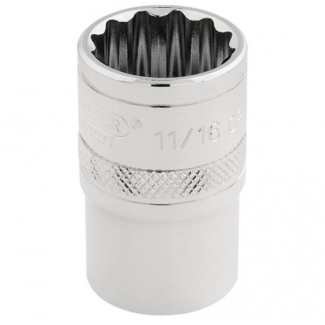SOCKET,1/2IN.SQ.DR 11/16