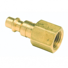 PLUG,Q-D,BRASS,1/4IN.FEM.