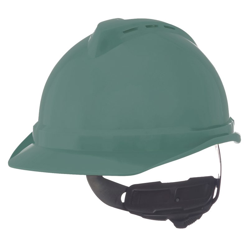 HAT,V-GARD,RATCHET,NAVY GRY,LB/CH
