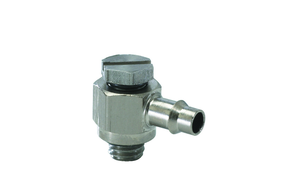 HOSE,FITTING,BRASS,NIPLATE, #10-32TO1/8