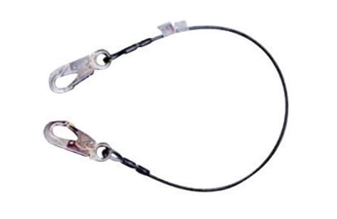 LANYARD,CABLE,7/32" COATED,FIXED,54 IN.