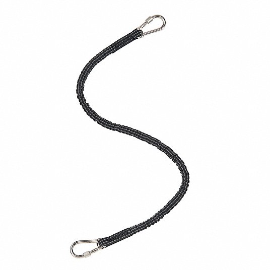 Coiled Tether Double Carabiner 2lb