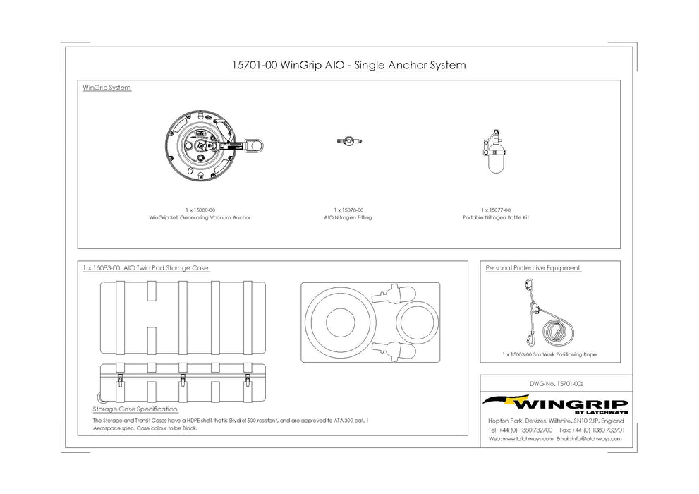 Wingrip AIO Single User , Flying Anchor