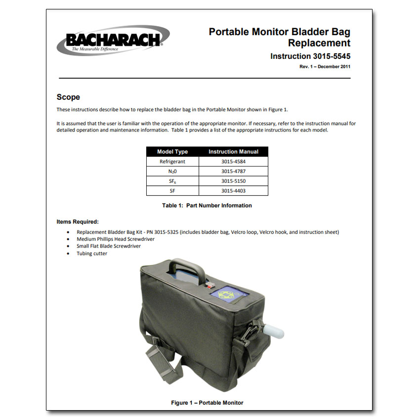 S-C REPLACEMENT BLADDER BAG