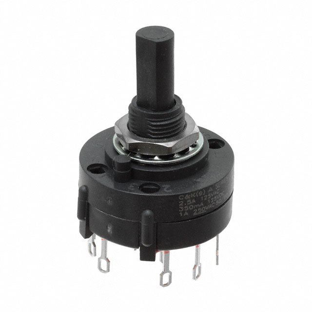 SWITCH, ROTARY SPST 2.5A,125V