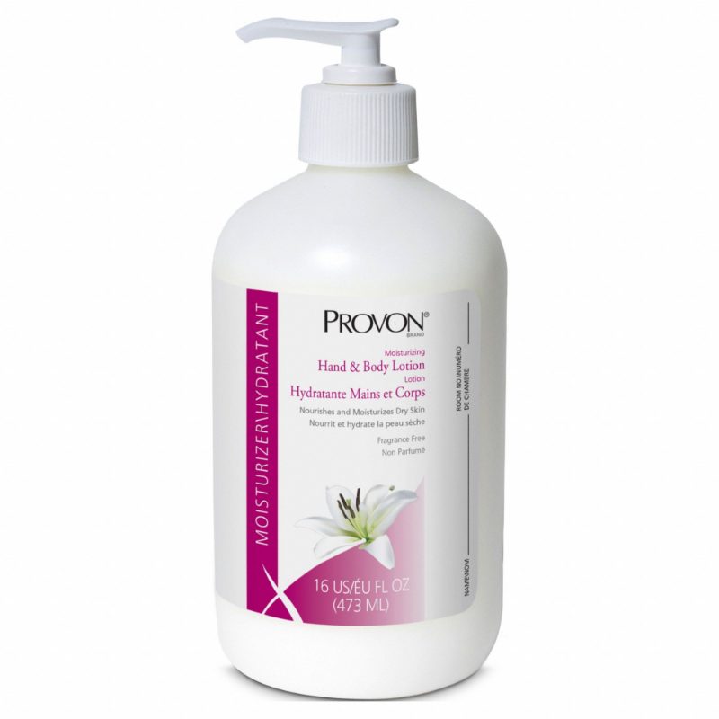 PROVON® Moisturizing Hand & Body Lotion – 16 fl oz Pump Bottle (White)