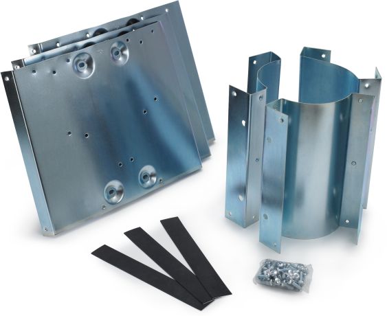 Bradley Wash Fountain Adapter Kit – Vented (Mounts 3 dispensers on 4" pipe) for GOJO® PRO™ TDX™ System