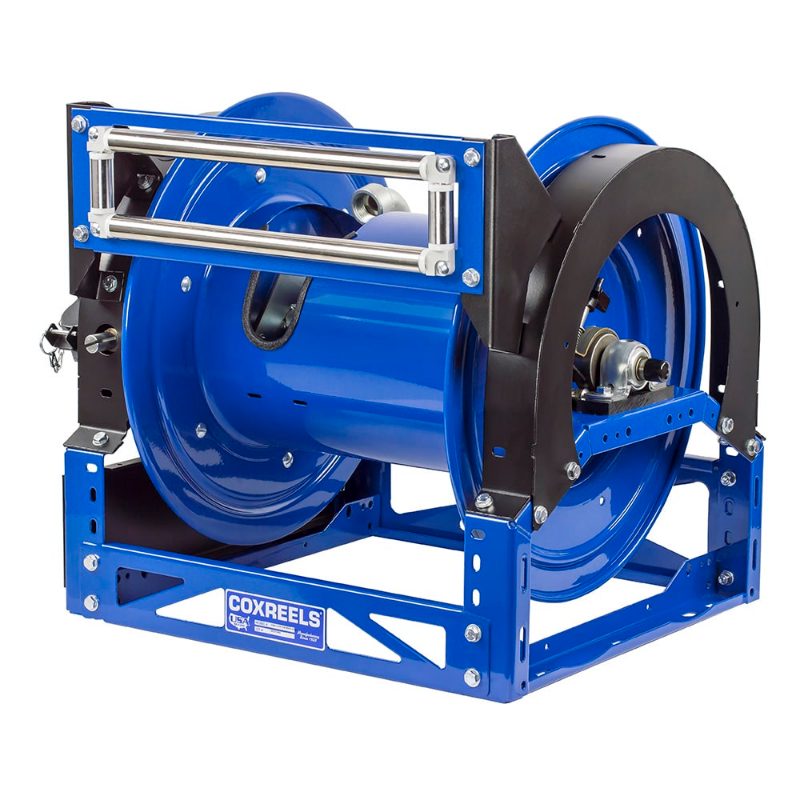 Coxreels Air Motor #4 Hybrid Frame Hose Reel: 1" I.D., 100' less hose, 3000 PSI