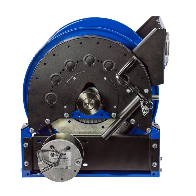 Coxreels Front Bevel Geared Hand Crank Hybrid Frame Hose Reel: 1 1/2" I.D., 50' less hose, 1500 PSI