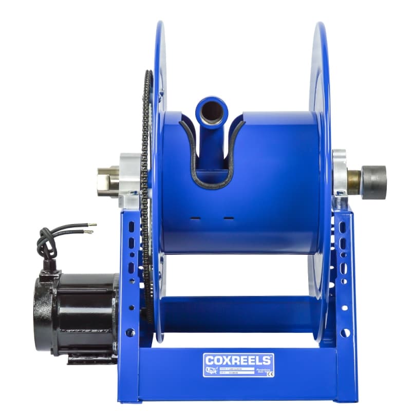 Coxreels Electric 24V DC Explosion Proof Motor Hybrid Frame Hose Reel: 1" I.D., 50' less hose, 3000 PSI