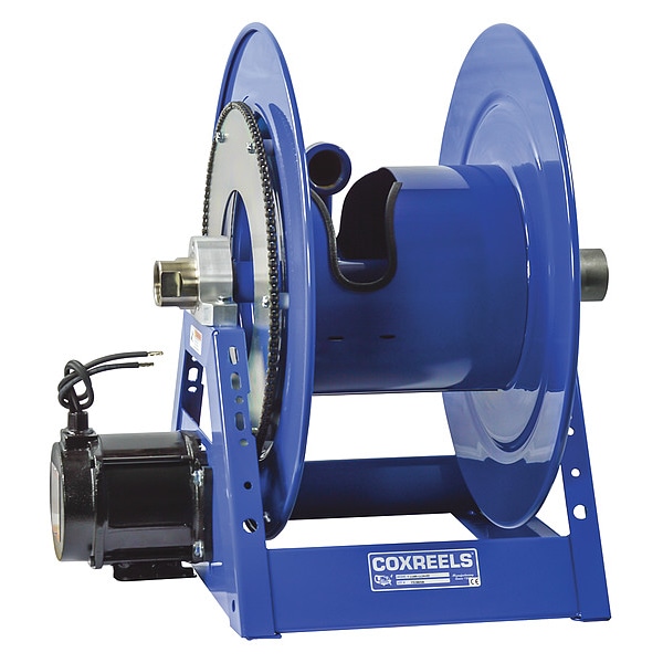 Coxreels Electric 24V DC Explosion Proof Motor Hybrid Frame Hose Reel: 1" I.D., 300' less hose, 3000 PSI