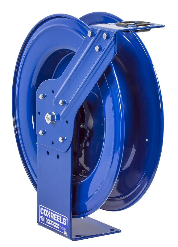 Coxreels Dual Hose Hydraulic Motor Rewind: 1" I.D., 150' hose capacity, less hose, 3000 PSI