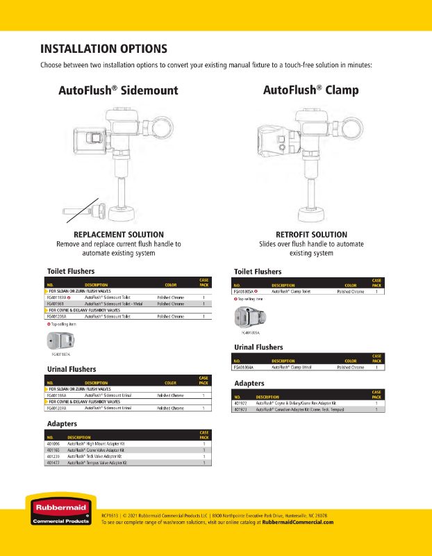 Rubbermaid RP AFLUSH SECURITY WRENCH