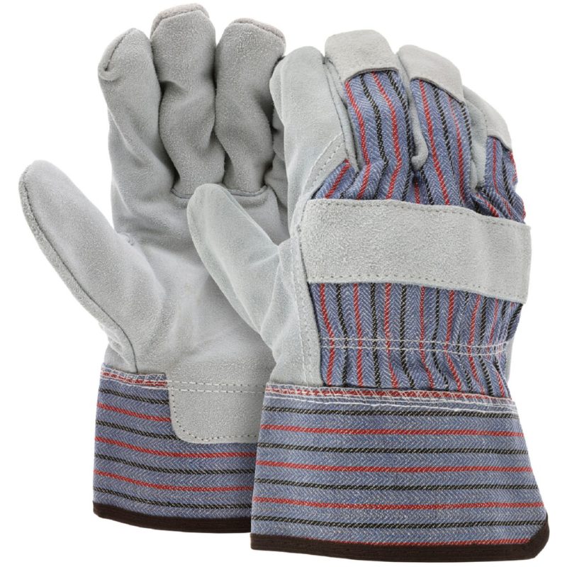 MCR Safety Gloves Econ Leather Palm 2.5" Cuff (12010)