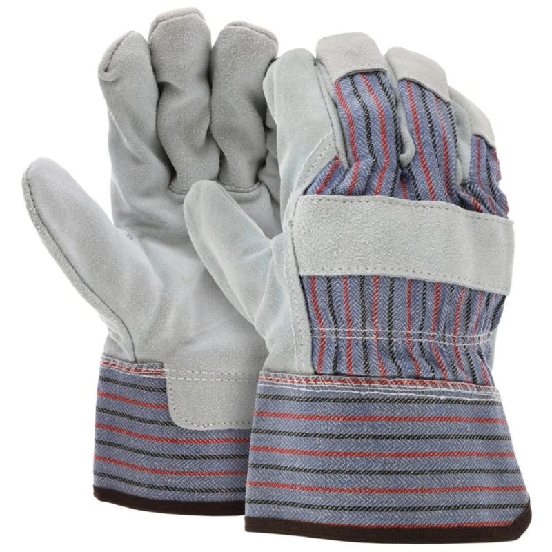 MCR Safety Gloves Econ, Leather Palm, Small (12010S)