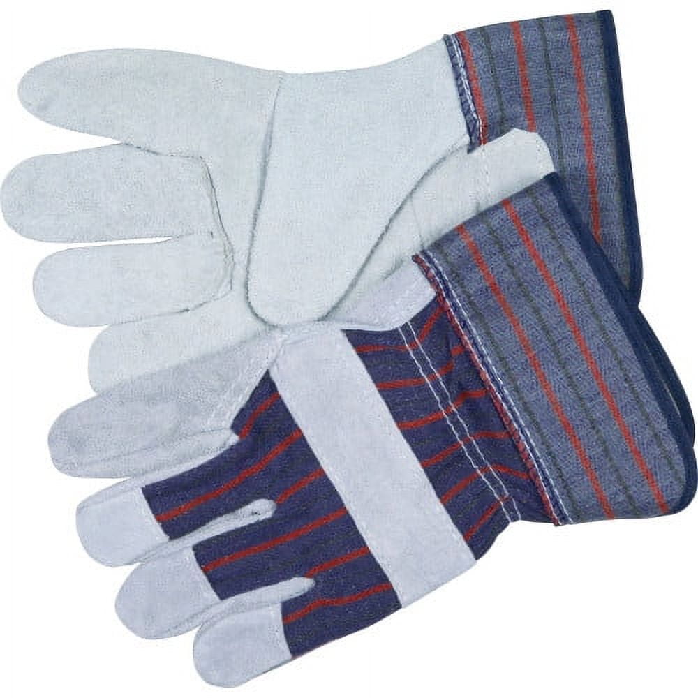 MCR Safety Gloves Econ Leather Palm 4.5" Cuff (12011)