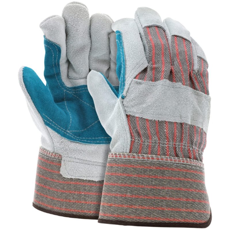 MCR Safety Gloves Shoulder Double Leather Palm, Safety Cuf (1211)