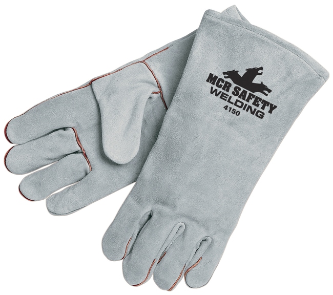 MCR Safety Gloves Select Shoulder Leather, Rub Safety Cuff (1350)