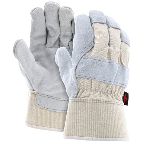 MCR Safety Gloves Select Shldr White Canvas Duck Cuff (1400)