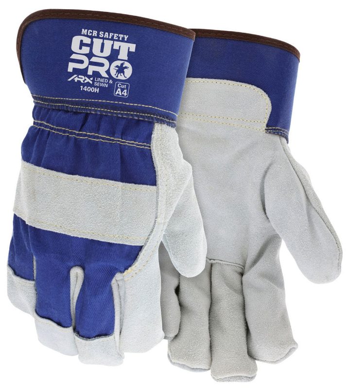 MCR Safety Gloves Prem Shldr Lthr Palm Aramid Lined S (1400HS)