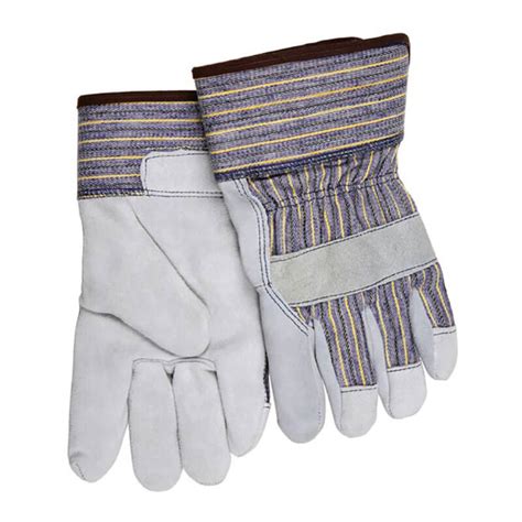 MCR Safety Gloves Prem Shldr Lthr Plm Kevlar Lined PE Cuff (1400KL)